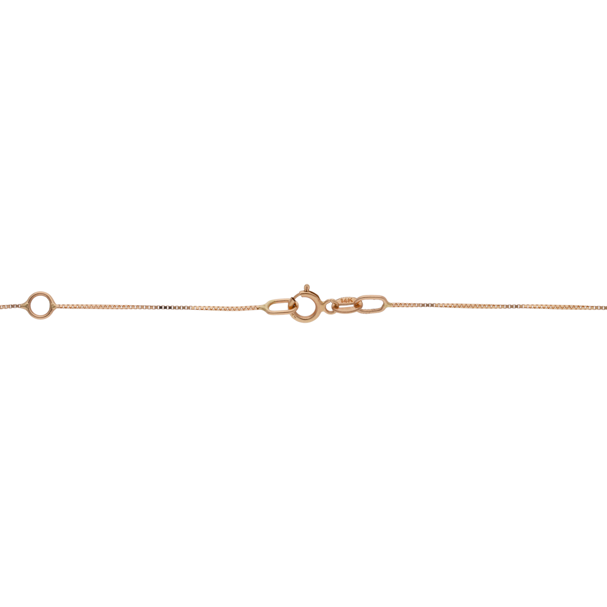 Collar turmalina rosa y brillantes oro rosa 14K