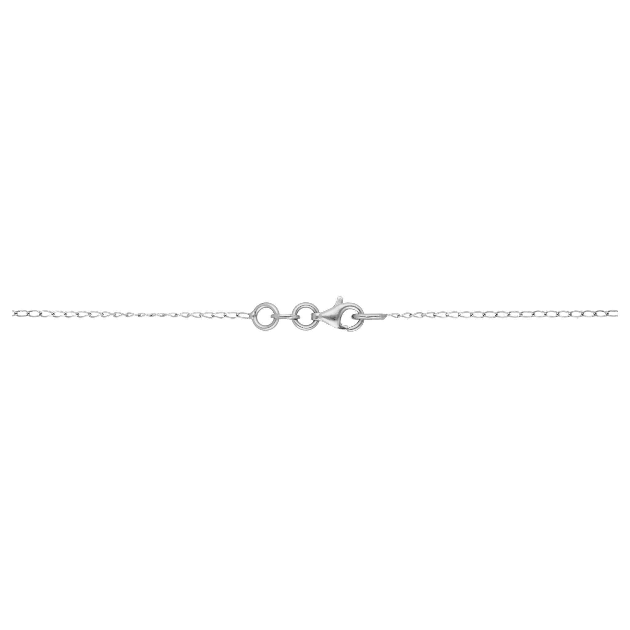 Collar dije cruz zafiros y brillantes 14K