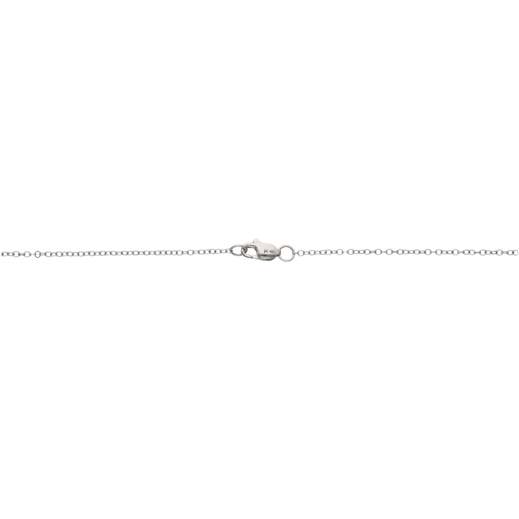 Collar tanzanita oval 2.66ct y brillantes 18K