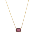 Collar amatista oro amarillo 14K