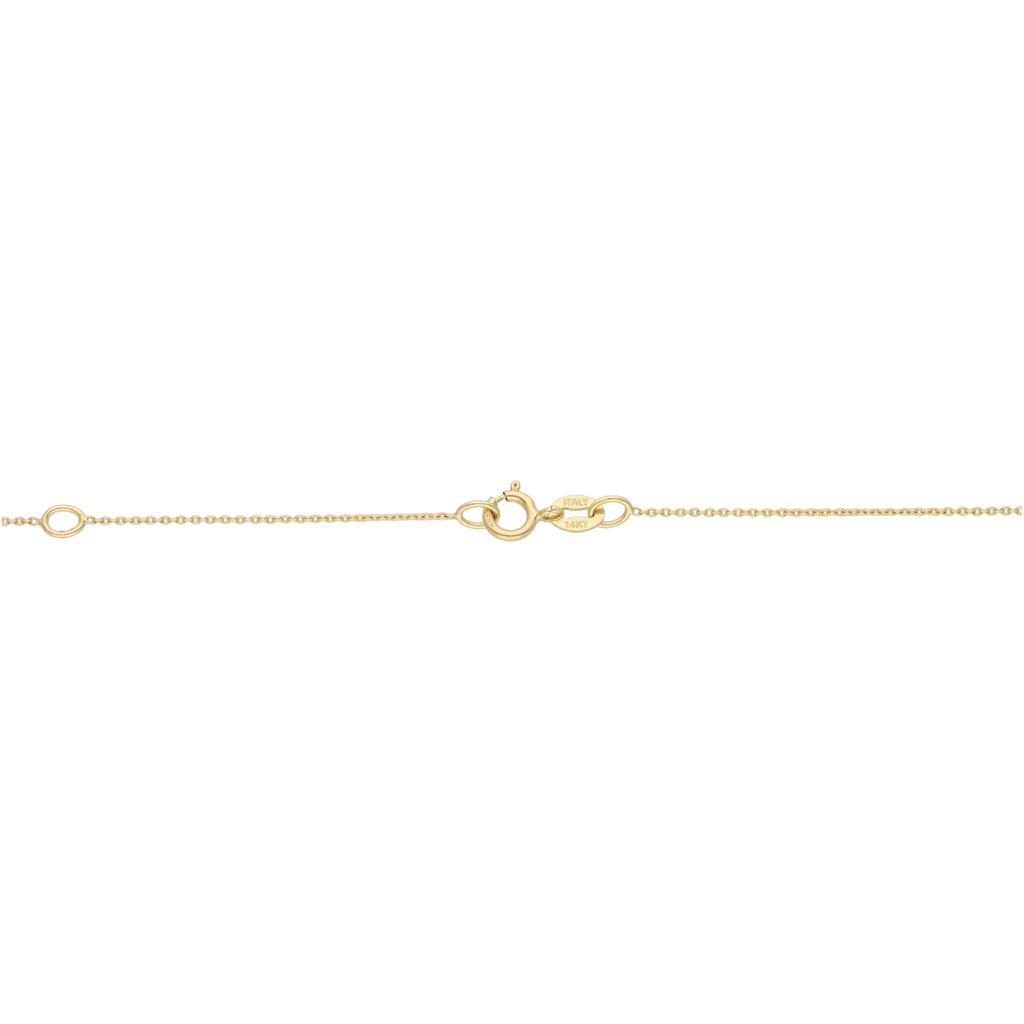 Collar amatista oro amarillo 14K