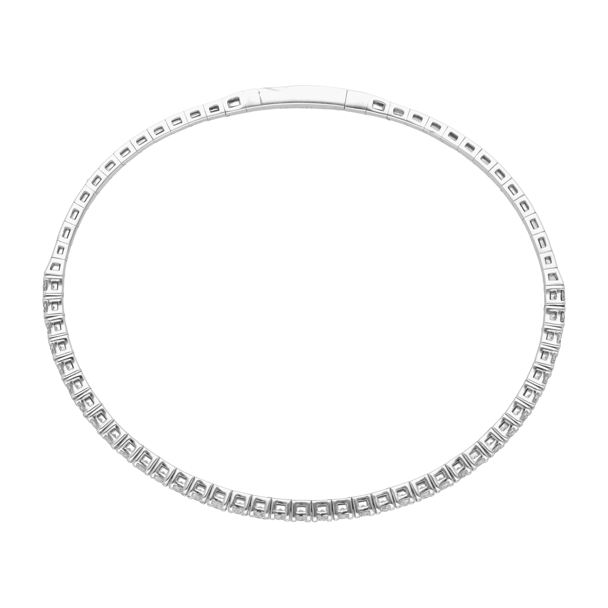 Aro flexible brillantes 14K