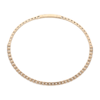 Aro flexible brillantes 14K