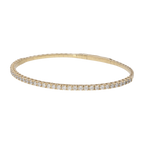 Aro flexible brillantes 14K