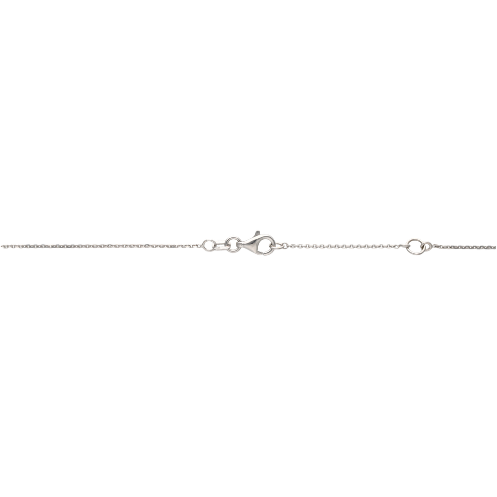 Collar cruz zafiro/rubí y diamantes 18K