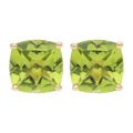 Broquel peridot oro amarillo 14K