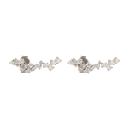 Ear climber baguettes y brillantes 14K