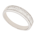 Churumbela baguettes y brillantes 14K