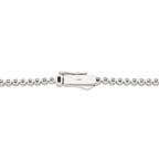 Tipo tennis necklace mitad diamantes 14K