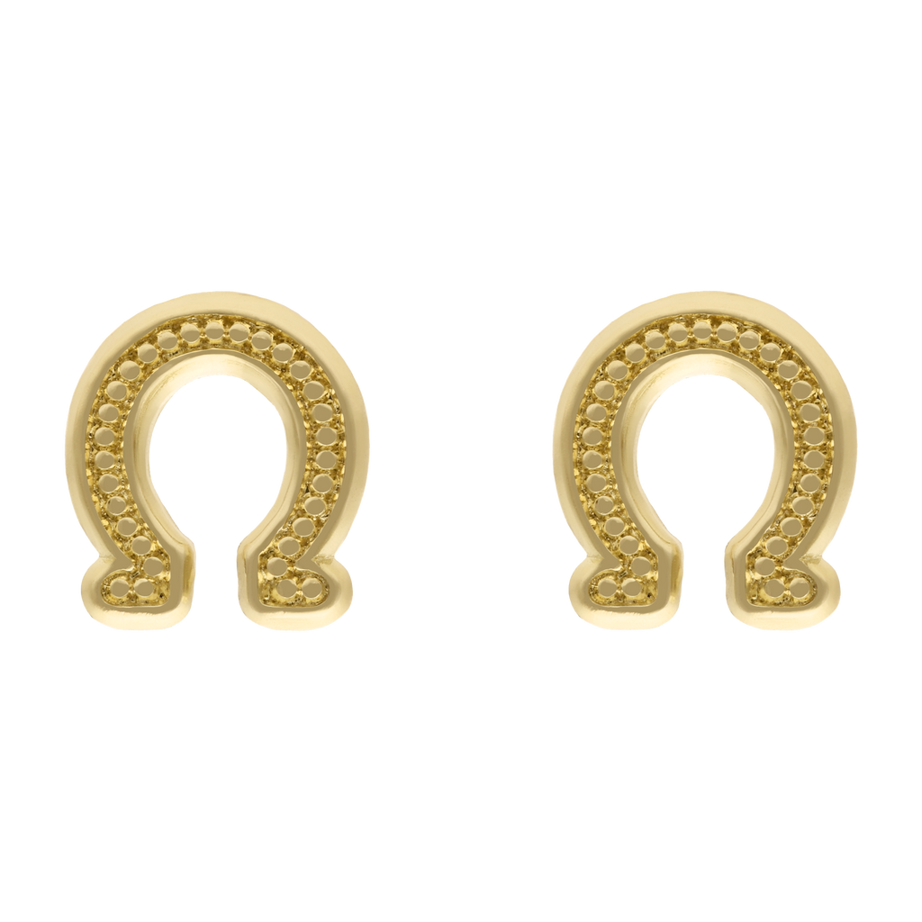 Broquel herradura oro amarillo 10K