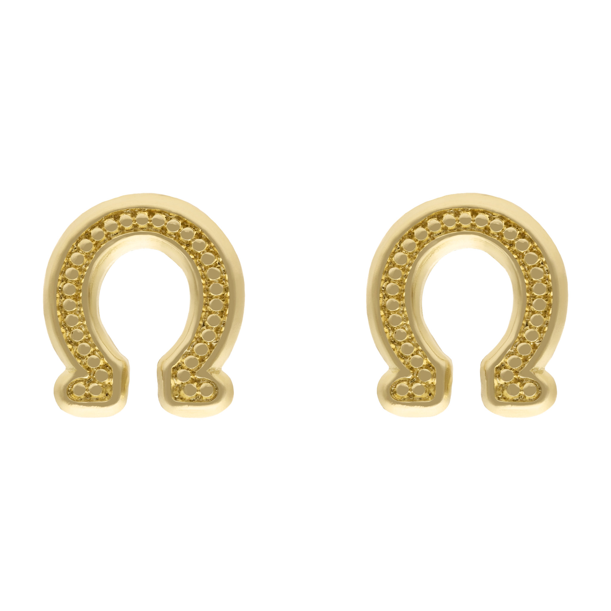 Broquel herradura oro amarillo 10K