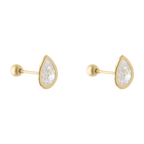 Broquel circonia gota 10K