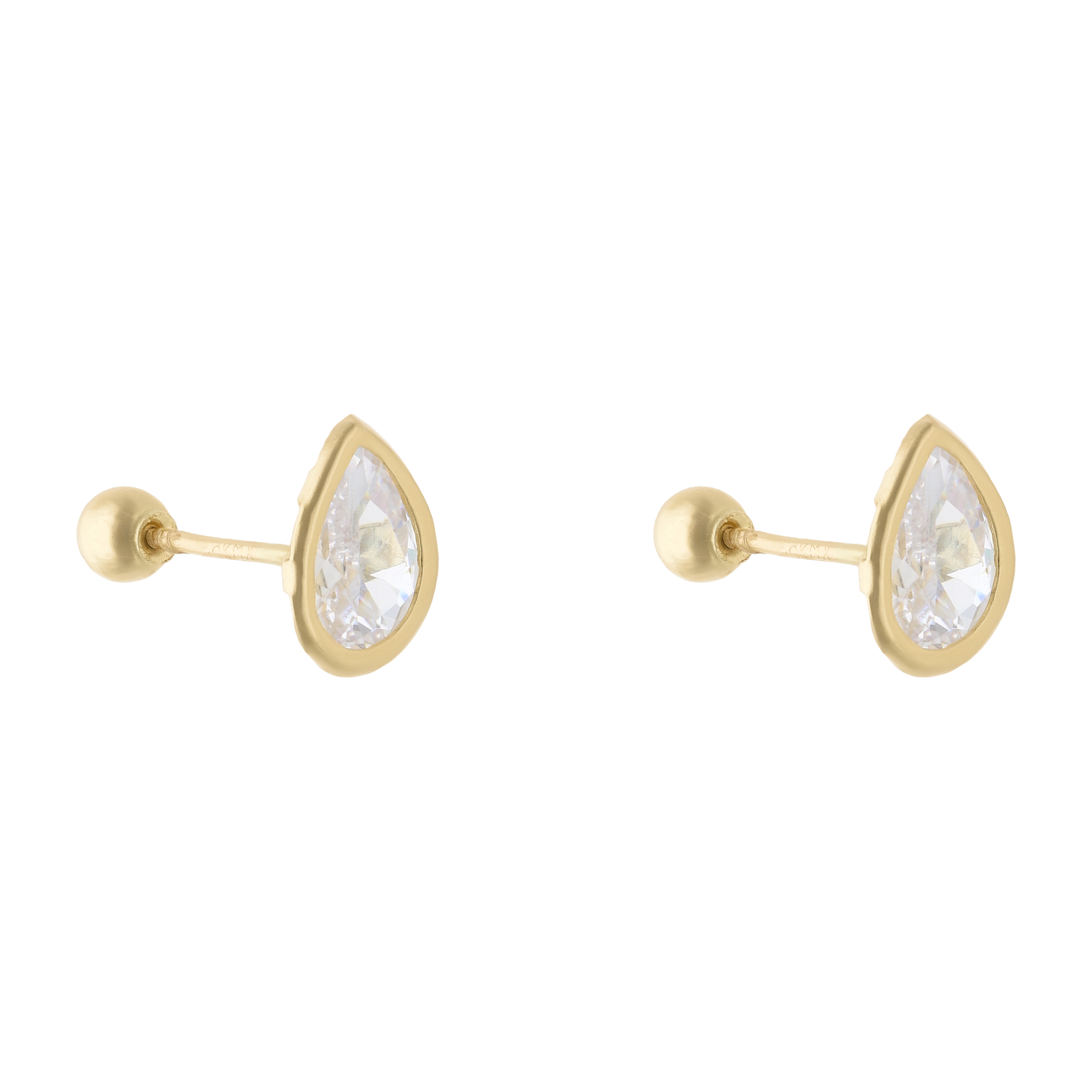 Broquel circonia gota 10K