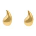 Broquel gota en oro amarillo 10K