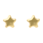 Broquel estrella oro amarillo 10K