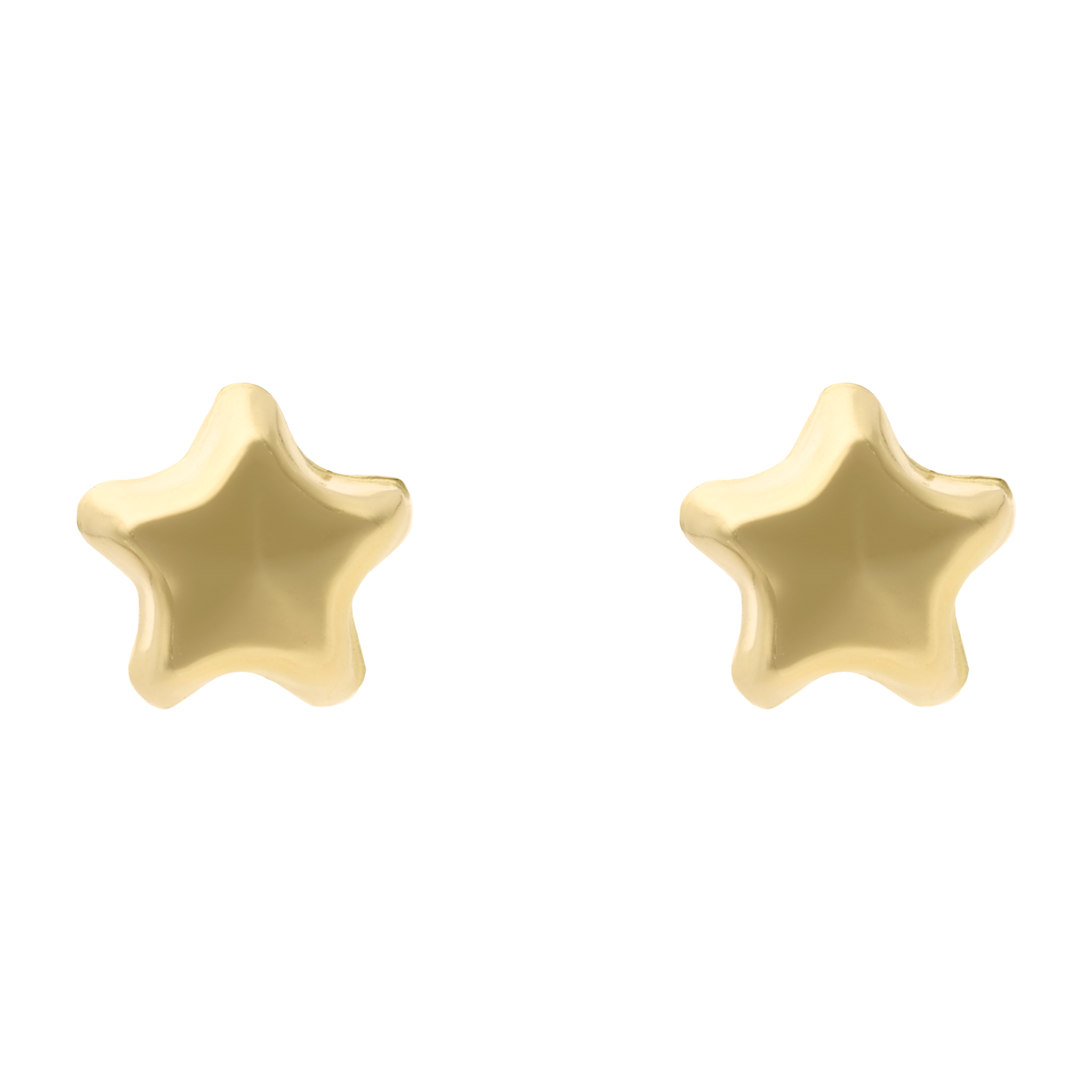 Broquel estrella oro amarillo 10K