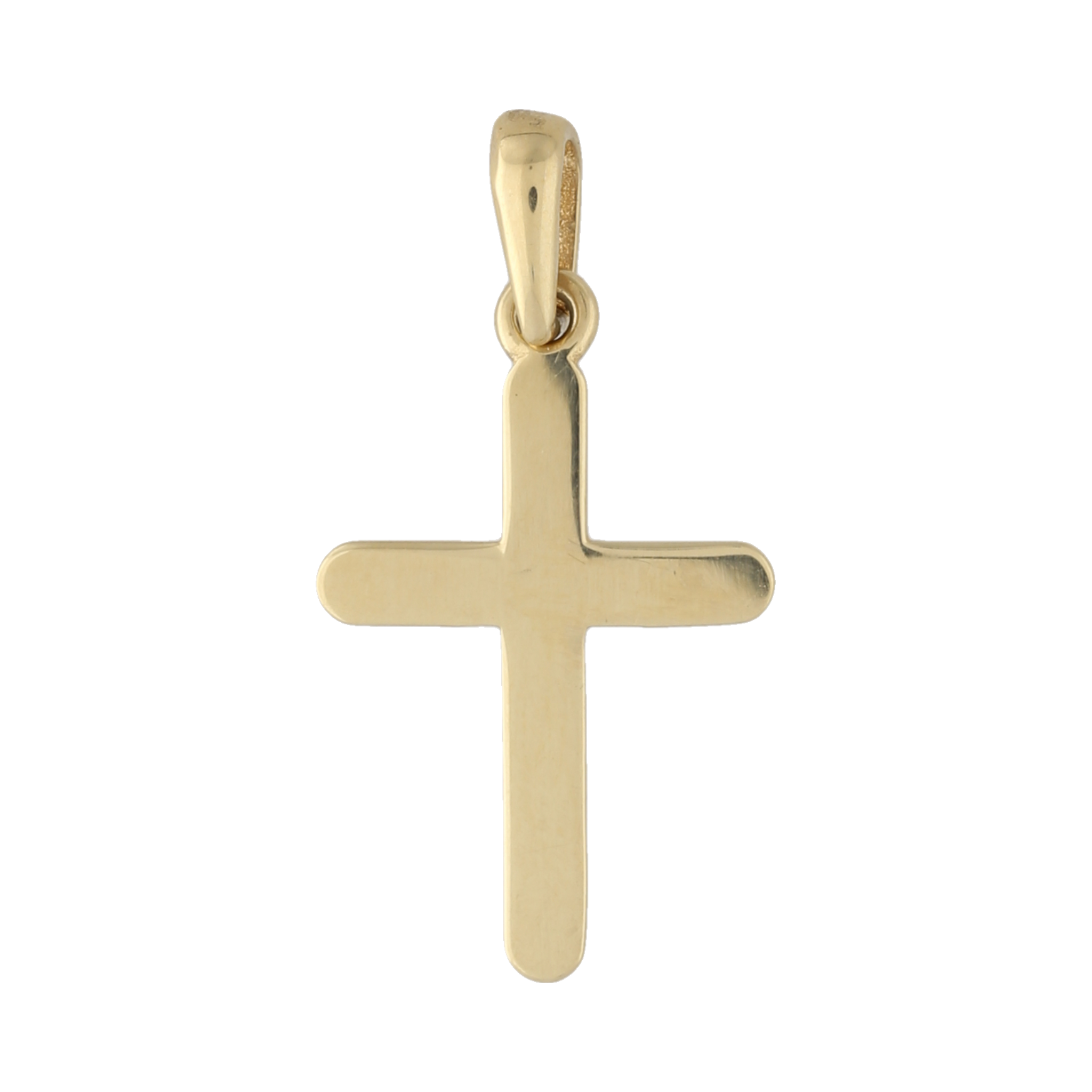Cruz oro amarillo 14K