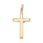 Cruz Cristo bicolor 14K