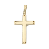 Cruz Cristo bicolor 14K