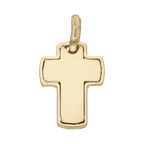 Cruz Cristo bicolor 14K