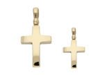 Cruz lisa 14K