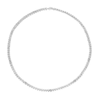 Cadena 5mm con circonias 14K