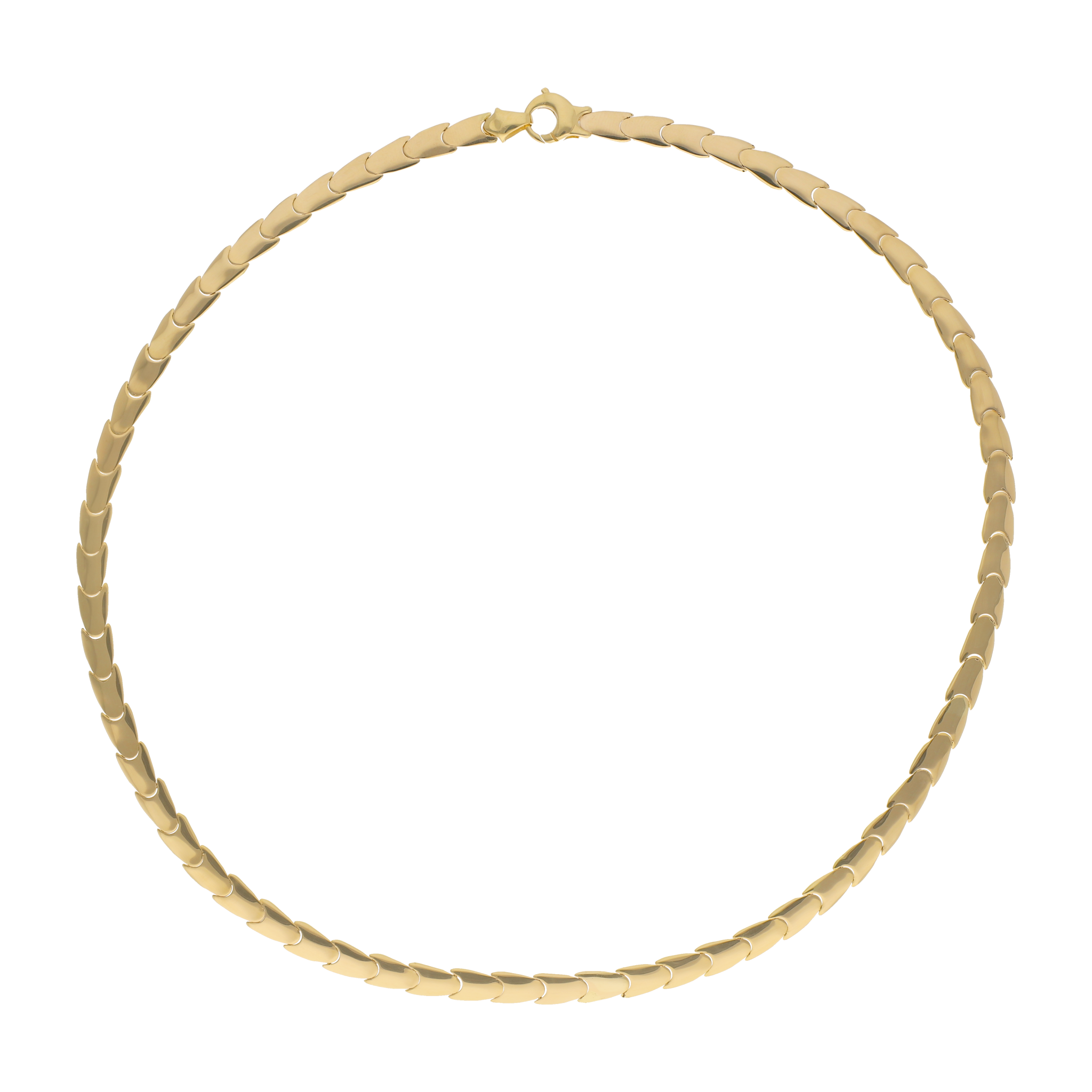 Cadena 5mm reversible 14K