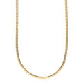 Cadena 5mm reversible 14K