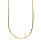Cadena 5mm reversible 14K