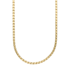 Cadena 5mm reversible 14K