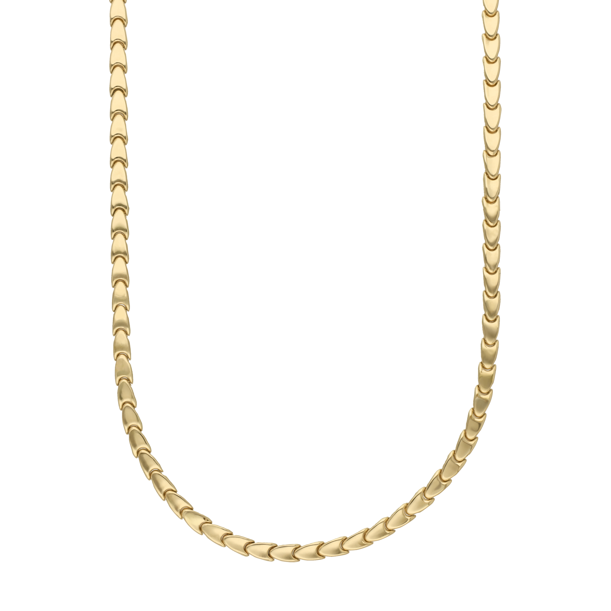 Cadena 5mm reversible 14K