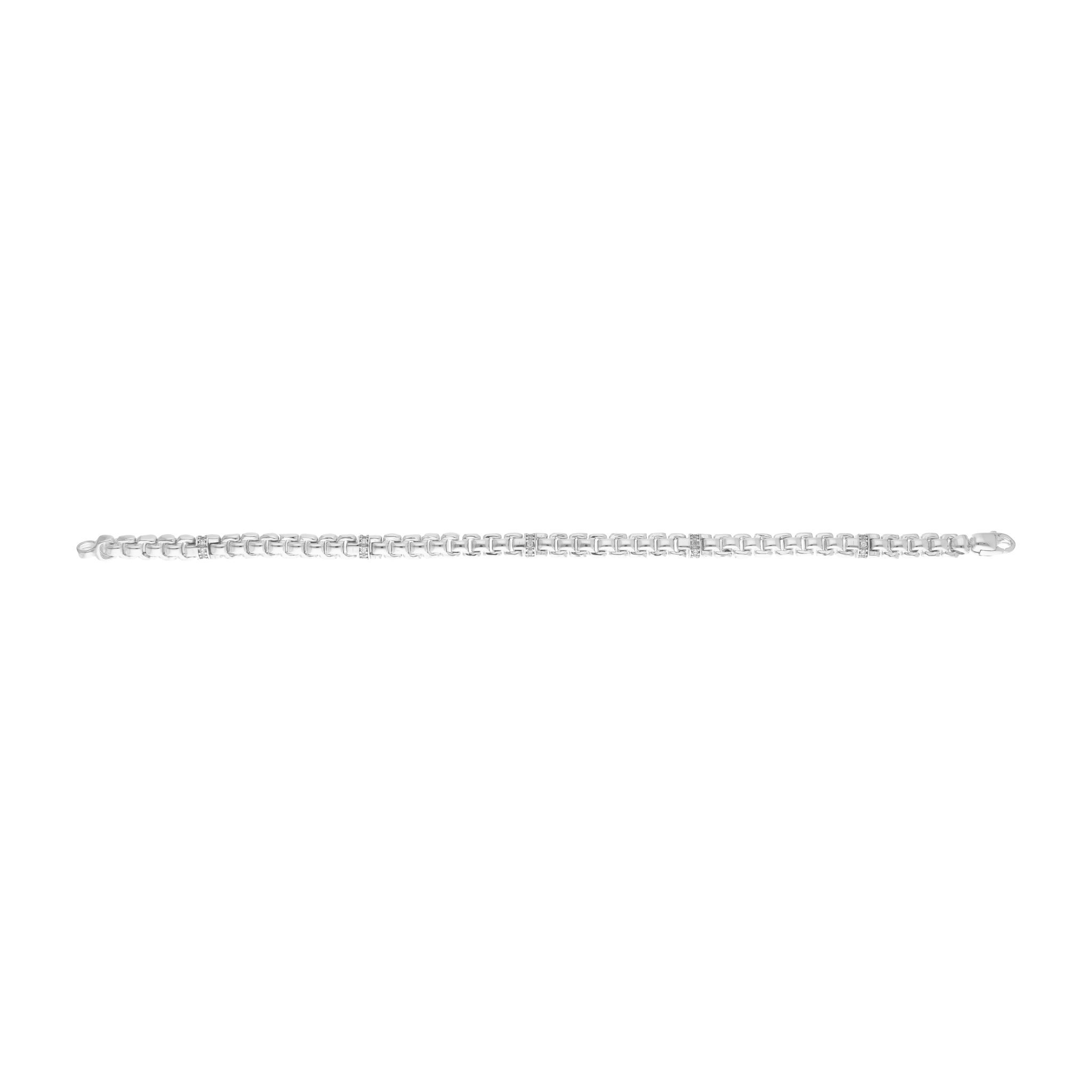 Pulsera 5mm con circonias 14K