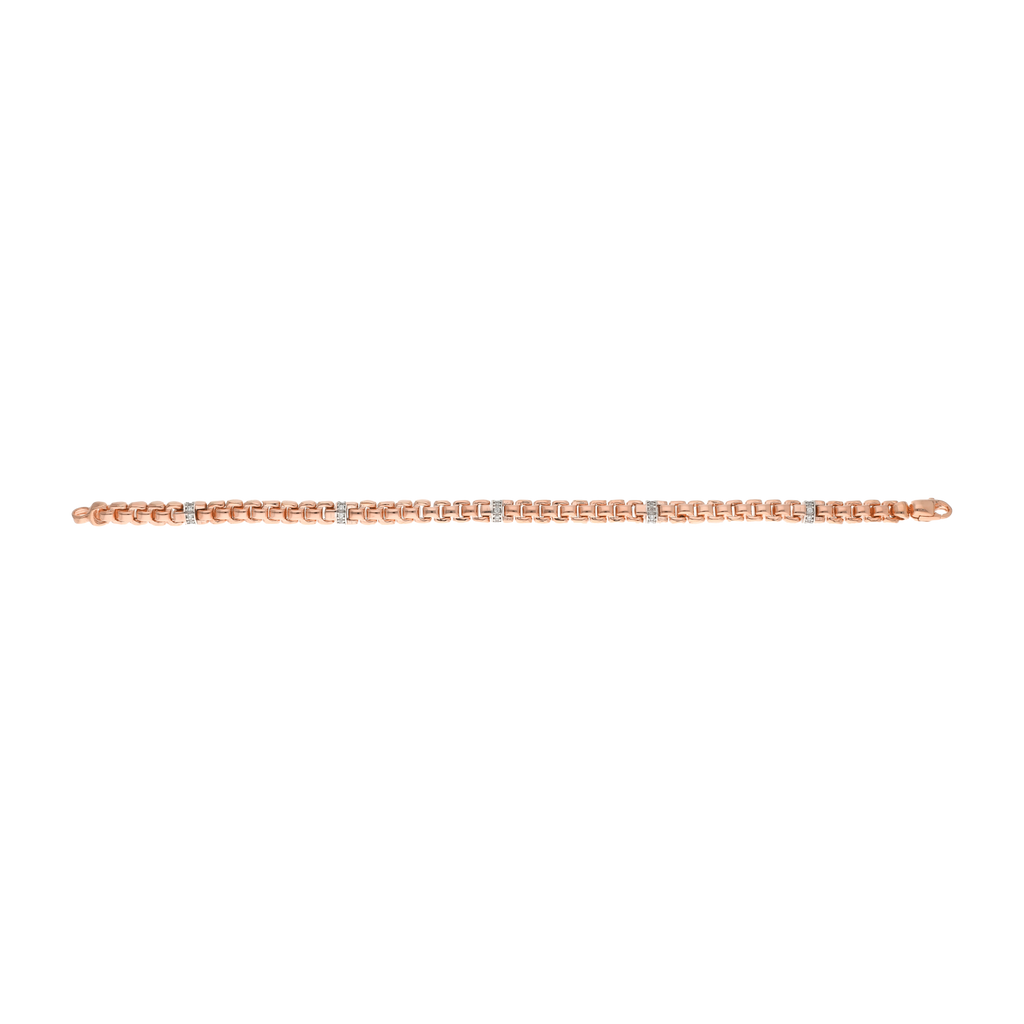 Pulsera 5mm con circonias 14K