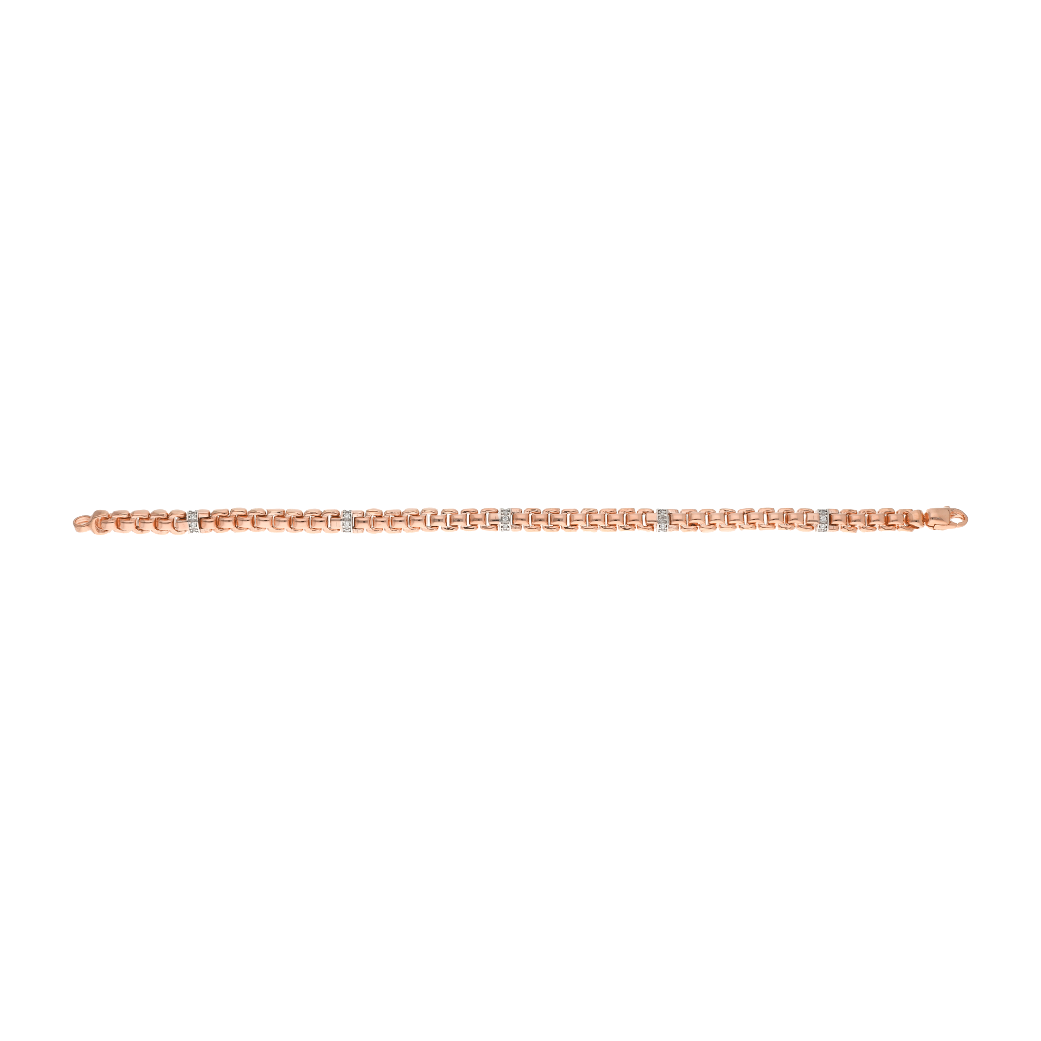 Pulsera 5mm con circonias 14K