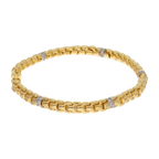 Pulsera 5mm con circonias 14K