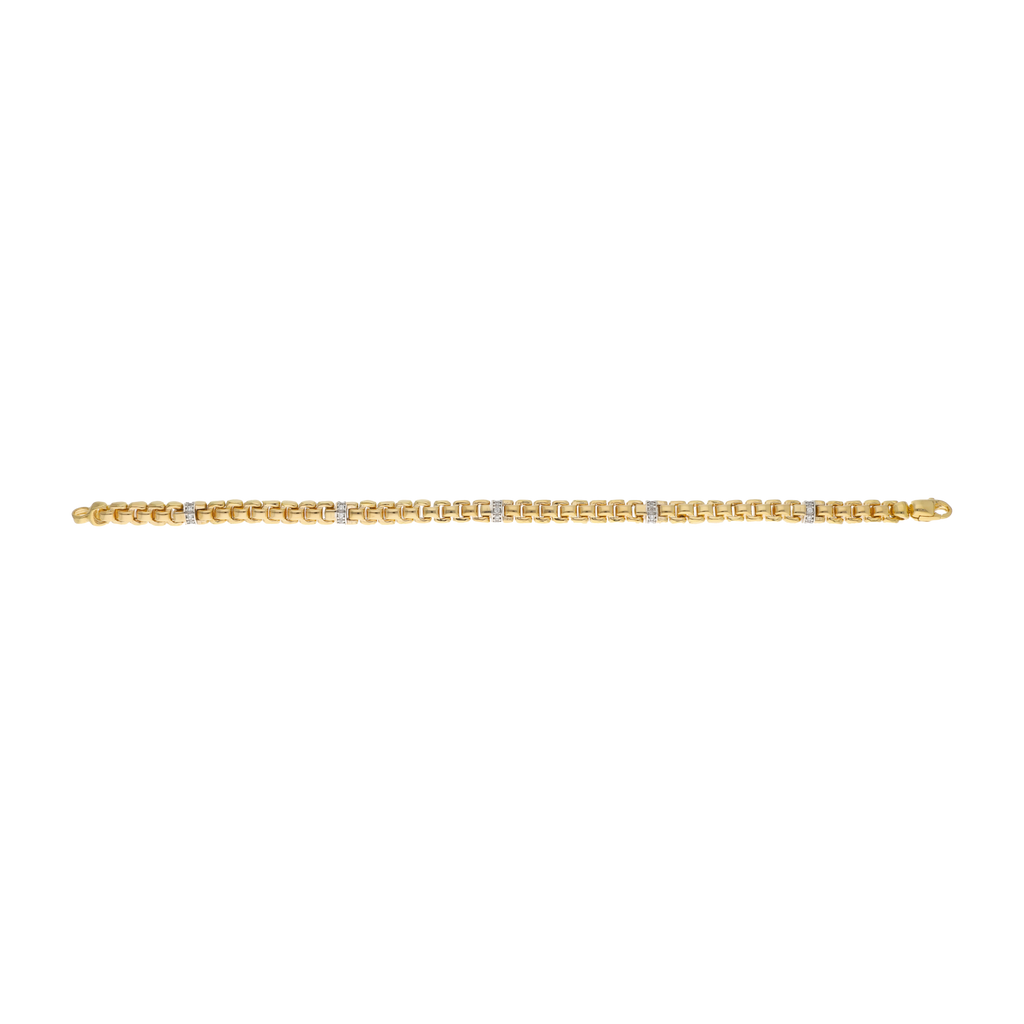 Pulsera 5mm con circonias 14K