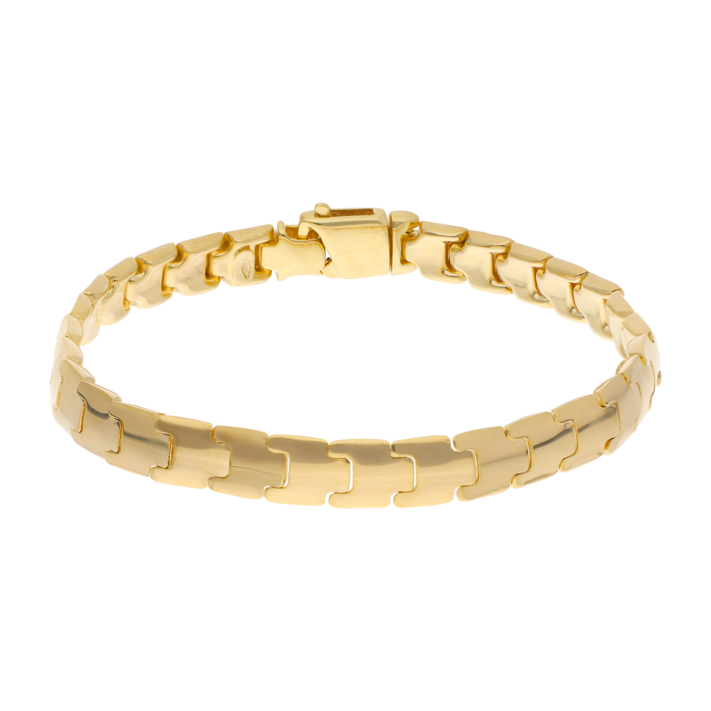 Pulsera7mm reversible 14K