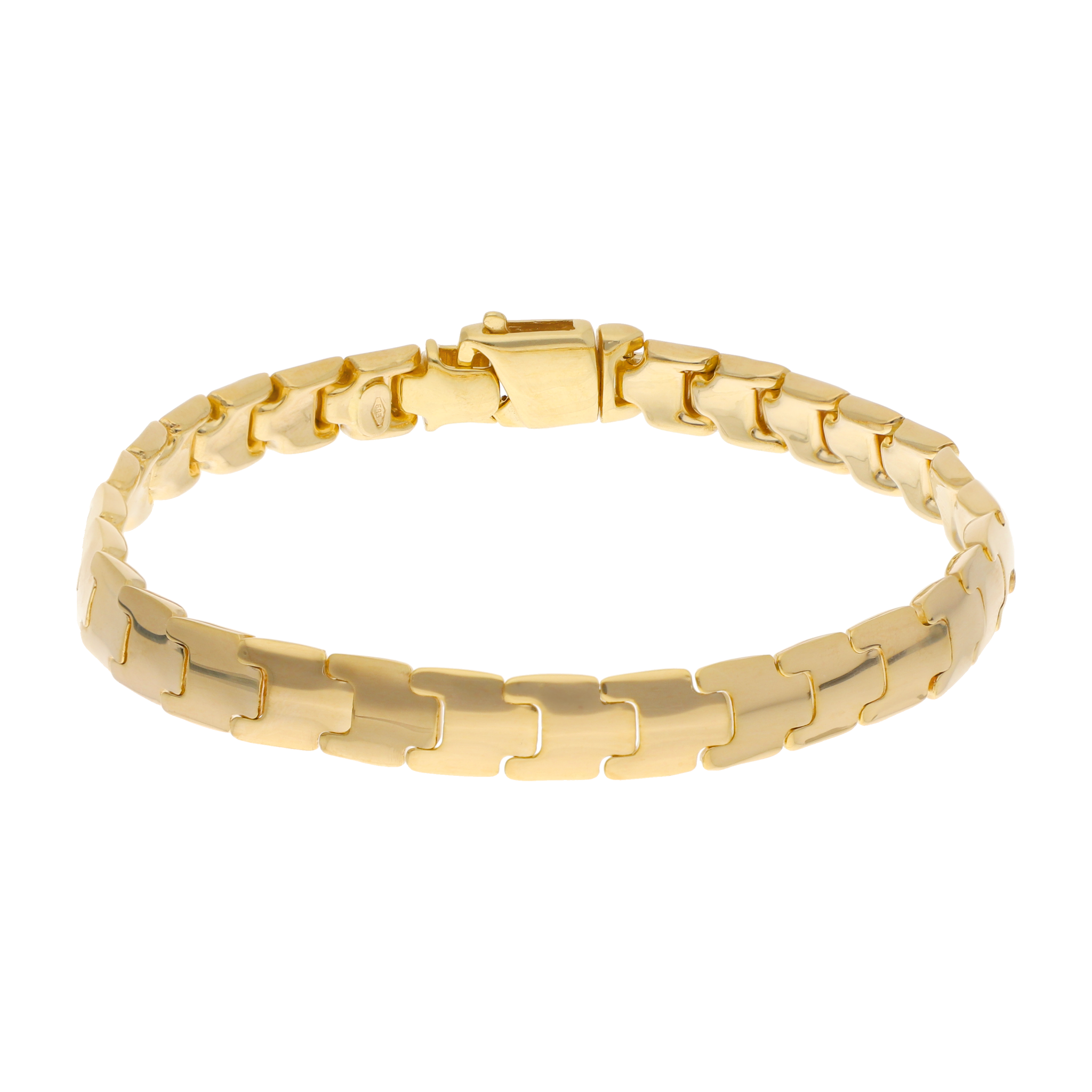 Pulsera7mm reversible 14K
