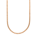 Cadena 5mm reversible 14K