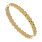 Anillo círculos oro amarillo 14K