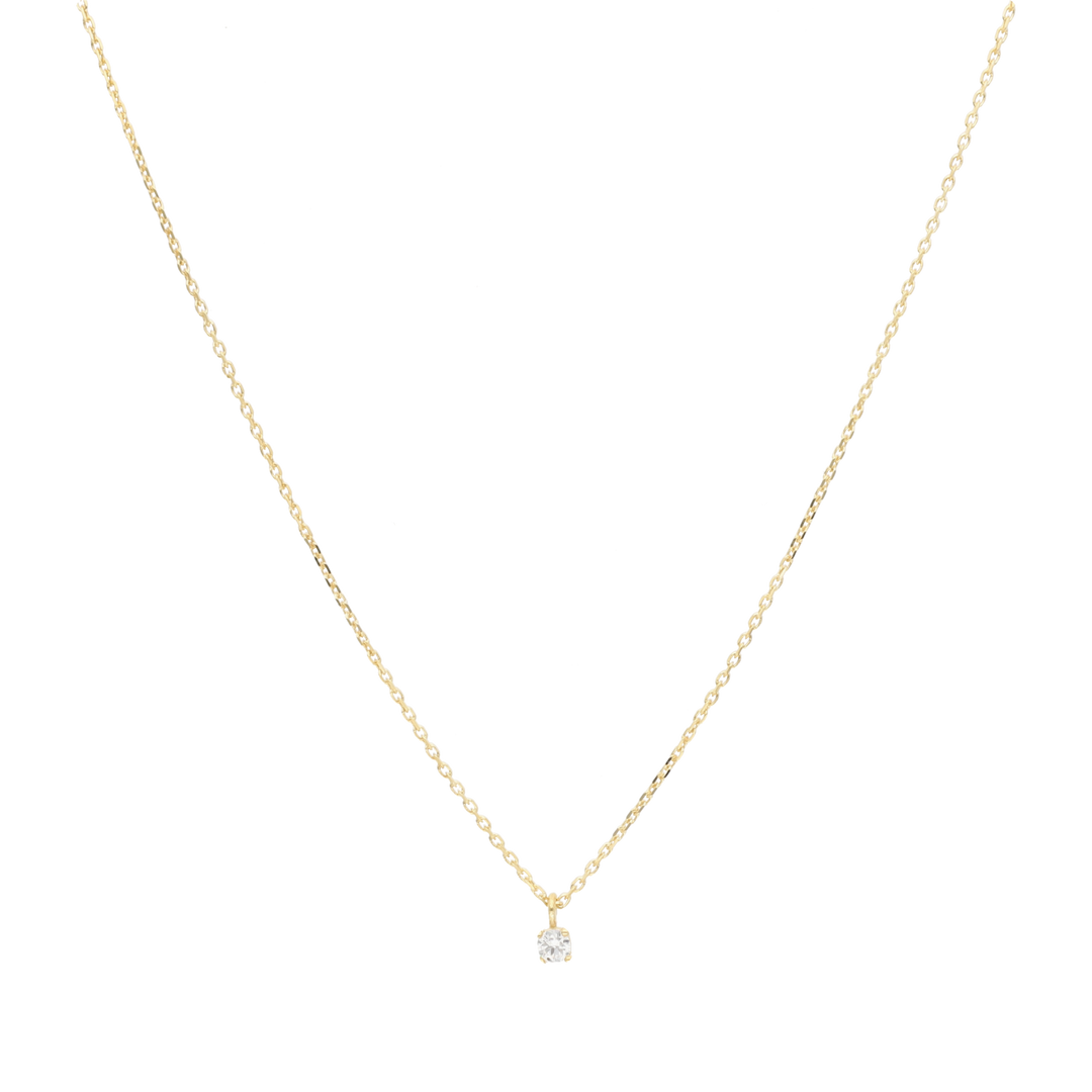 Collar dije circonia mini 14K