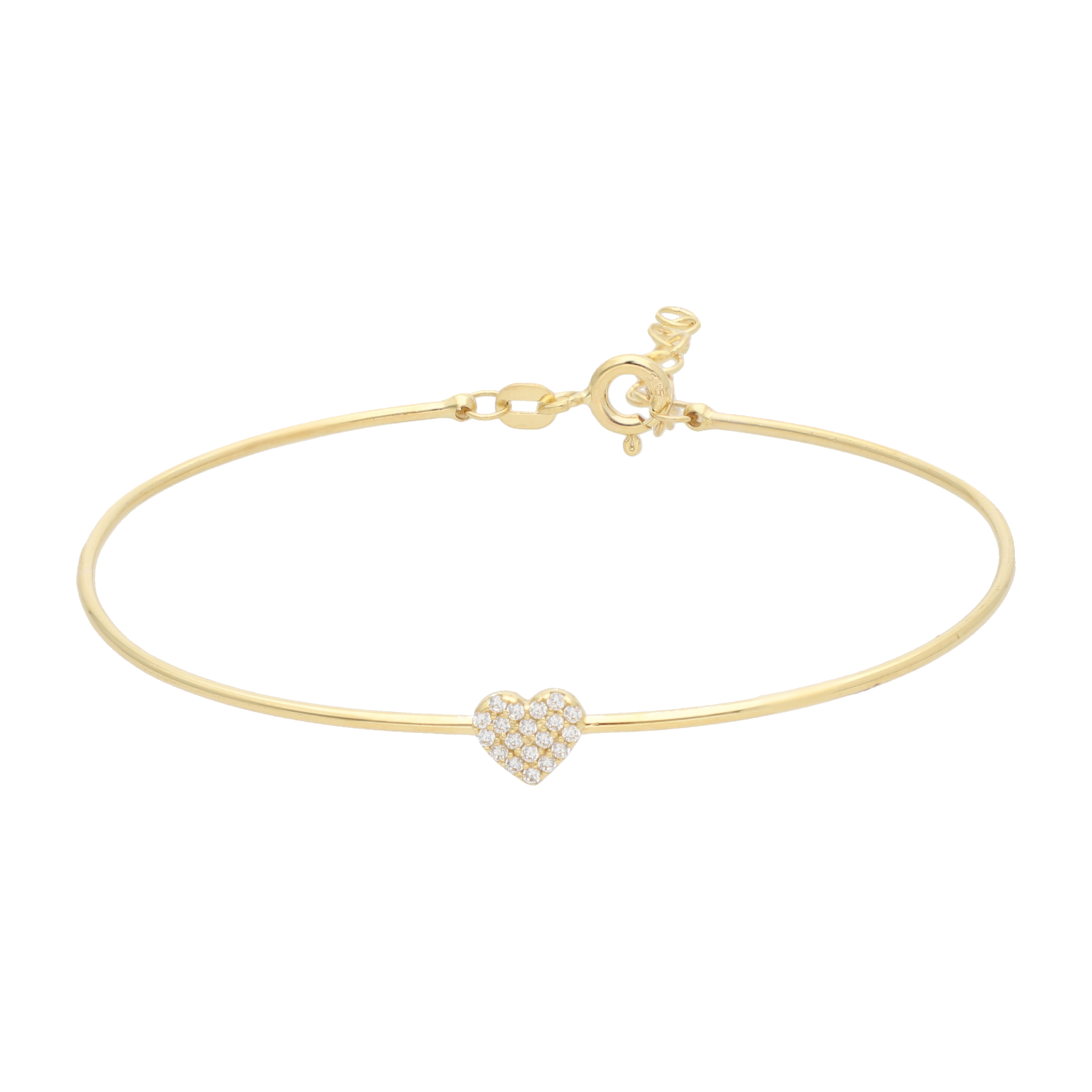 Aro flexible figura circonias 14K