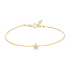 Aro flexible figura circonias 14K