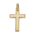 Cruz Cristo bicolor 14K