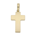 Cruz lisa 14K