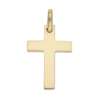 Cruz lisa 14K