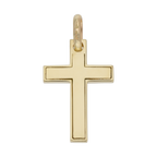 Cruz lisa 14K