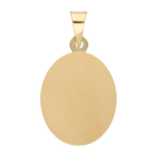 Medalla oval Guadalupe 14K