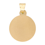 Medalla busto Guadalupe mate 14K