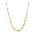 Collar bolas huecas
